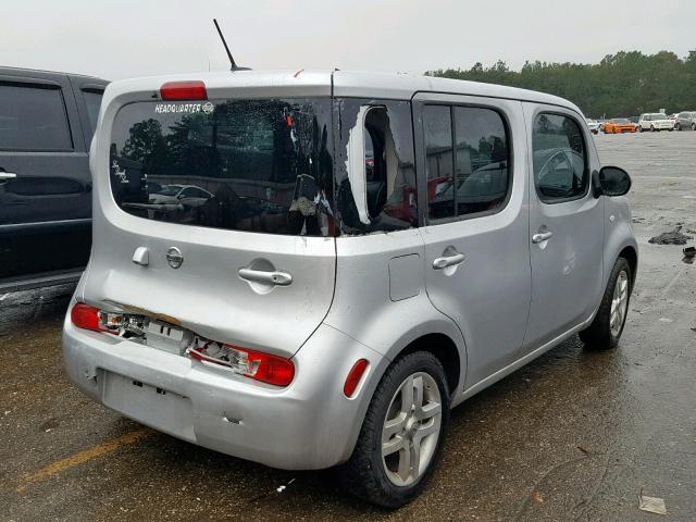 JN8AZ2KR1CT255006 - 2012 NISSAN CUBE BASE SILVER photo 4