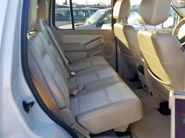 1FMEU65806ZA25279 - 2006 FORD EXPLORER L WHITE photo 6