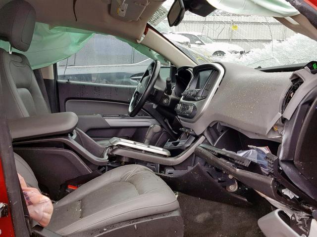 1GCPTCE14G1393501 - 2016 CHEVROLET COLORADO L RED photo 5