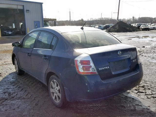 3N1AB61E77L615530 - 2007 NISSAN SENTRA 2.0 BLUE photo 3