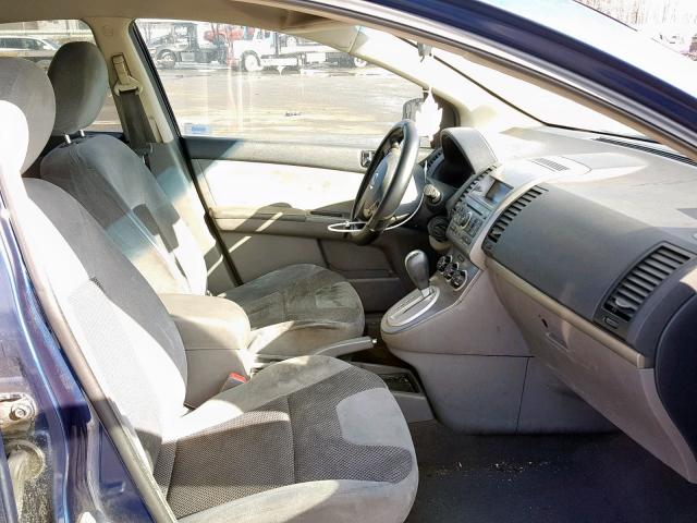 3N1AB61E77L615530 - 2007 NISSAN SENTRA 2.0 BLUE photo 5