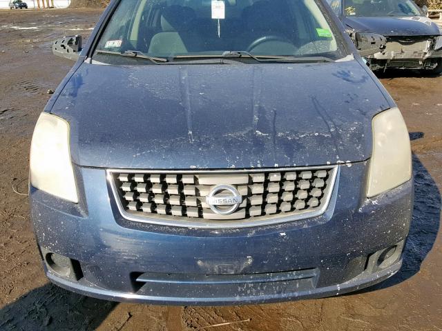 3N1AB61E77L615530 - 2007 NISSAN SENTRA 2.0 BLUE photo 9