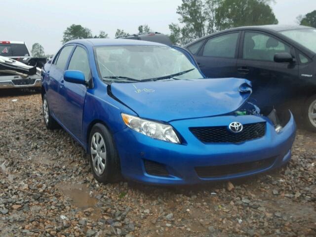 1NXBU4EE8AZ209601 - 2010 TOYOTA COROLLA BA BLUE photo 1