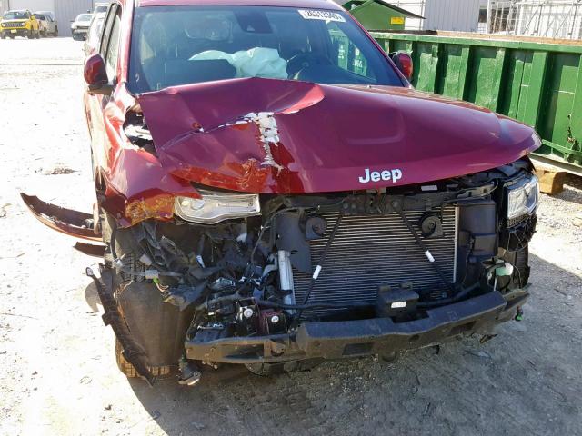 1C4RJFJG3FC633764 - 2015 JEEP GRAND CHER RED photo 9