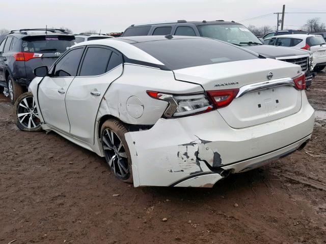 1N4AA6AP0GC408092 - 2016 NISSAN MAXIMA 3.5 WHITE photo 3