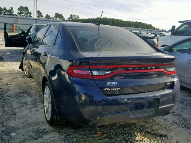 1C3CDFBA2DD323544 - 2013 DODGE DART SXT BLUE photo 3