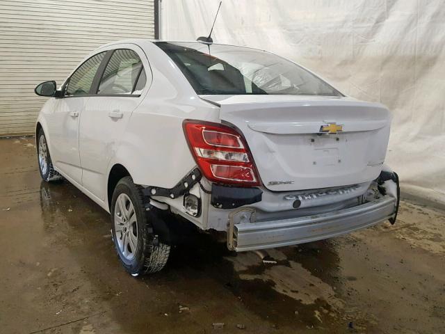 1G1JB5SG3H4142250 - 2017 CHEVROLET SONIC LS 白色 照片 3