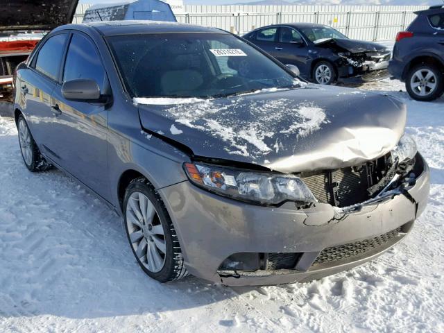 KNAFW4A33B5417477 - 2011 KIA FORTE SX GRAY photo 1