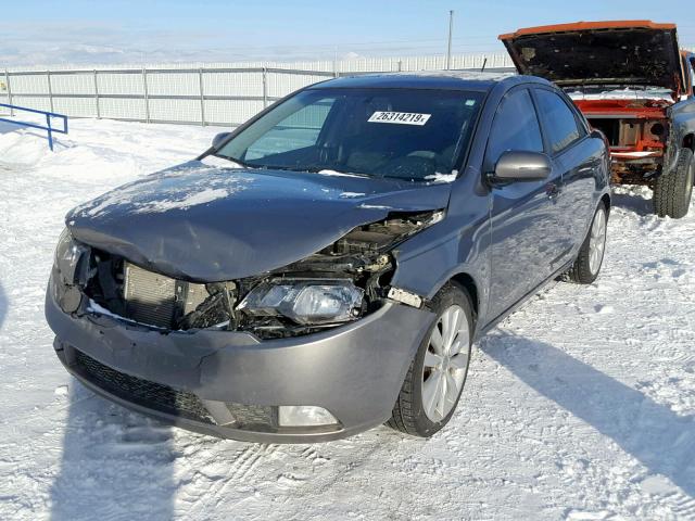 KNAFW4A33B5417477 - 2011 KIA FORTE SX GRAY photo 2