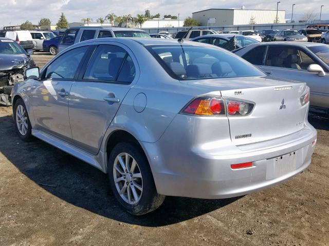 JA32U2FU7FU026940 - 2015 MITSUBISHI LANCER ES SILVER photo 3