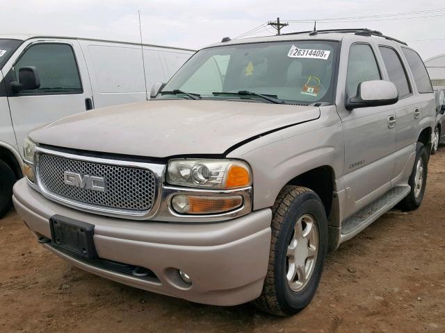 1GKEK63U04J222494 - 2004 GMC YUKON DENA GRAY photo 2