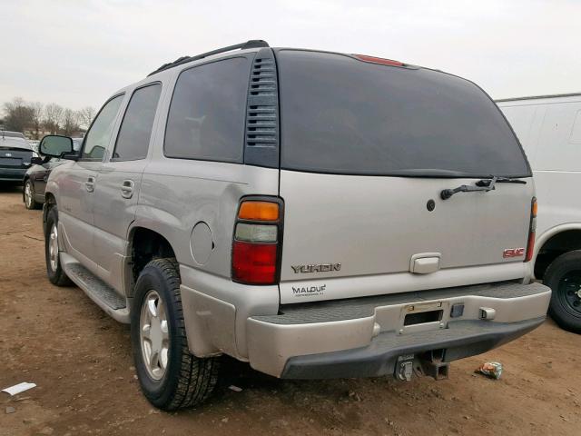 1GKEK63U04J222494 - 2004 GMC YUKON DENA GRAY photo 3