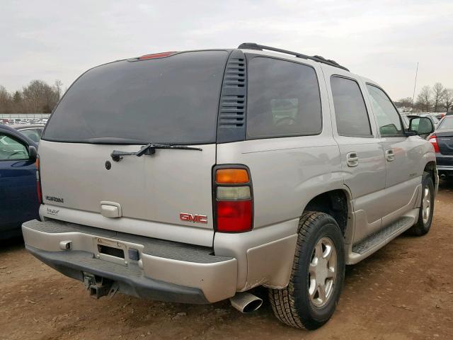 1GKEK63U04J222494 - 2004 GMC YUKON DENA GRAY photo 4