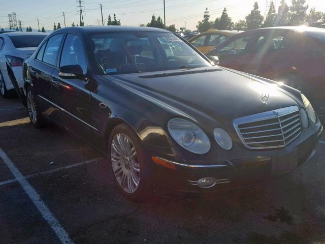 WDBUF56X48B358332 - 2008 MERCEDES-BENZ E 350 BLACK photo 1