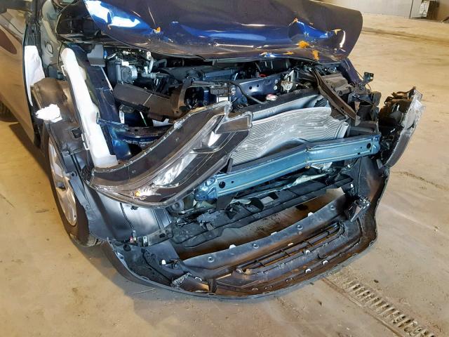 2HKRM4H73GH666304 - 2016 HONDA CR-V EXL BLUE photo 9