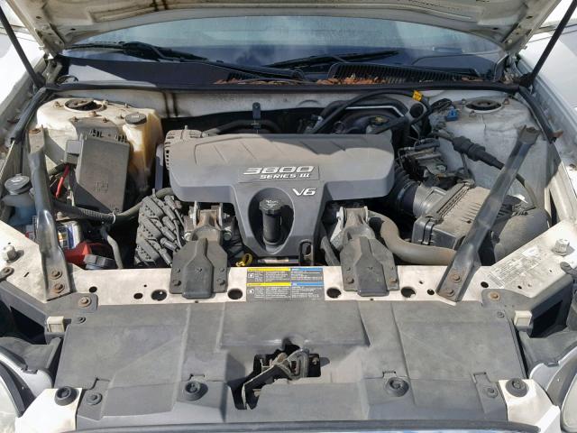 2G4WD532551229323 - 2005 BUICK LACROSSE C WHITE photo 7