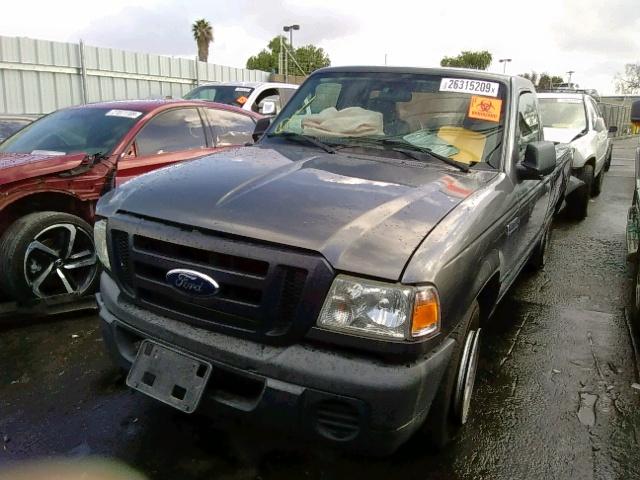 1FTYR10D28PA42609 - 2008 FORD RANGER CHARCOAL photo 2