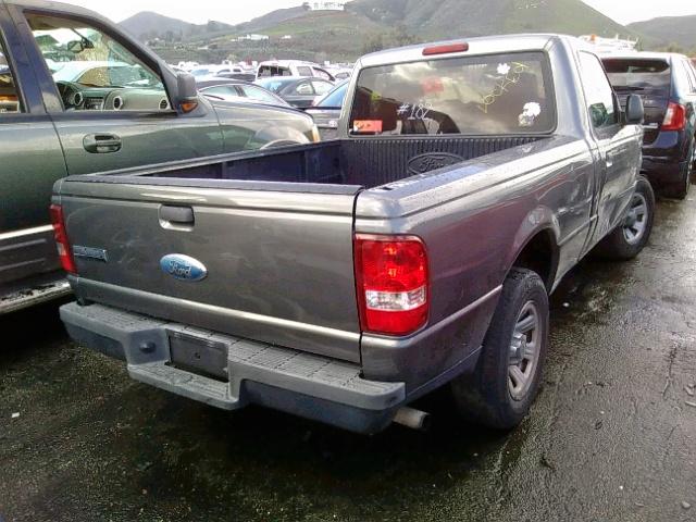 1FTYR10D28PA42609 - 2008 FORD RANGER CHARCOAL photo 4