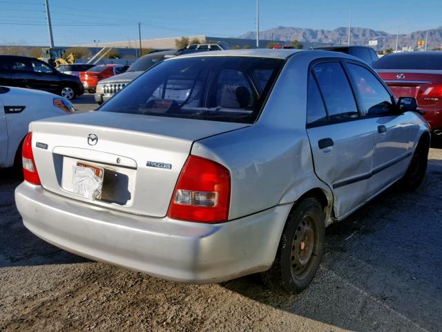 JM1BJ2228Y0232230 - 2000 MAZDA PROTEGE DX SILVER photo 4