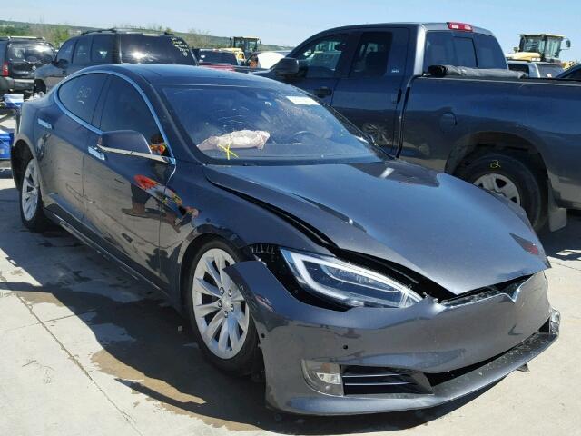 5YJSA1E20GF151681 - 2016 TESLA MODEL S GRAY photo 1