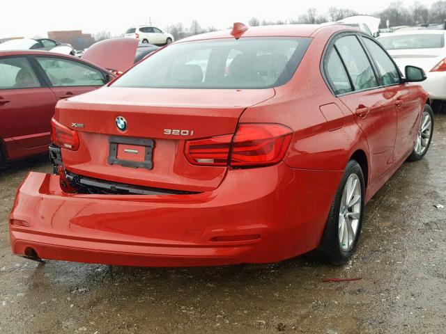 WBA8E5G58GNT40025 - 2016 BMW 320 XI RED photo 4