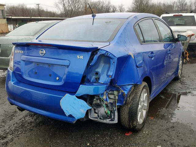 3N1AB6AP3AL601679 - 2010 NISSAN SENTRA 2.0 BLUE photo 4