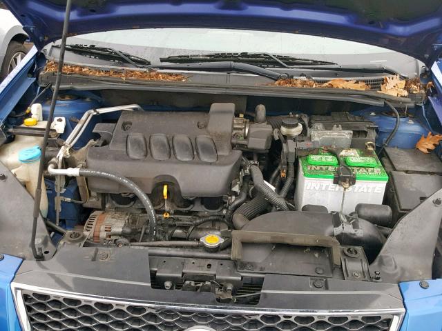 3N1AB6AP3AL601679 - 2010 NISSAN SENTRA 2.0 BLUE photo 7