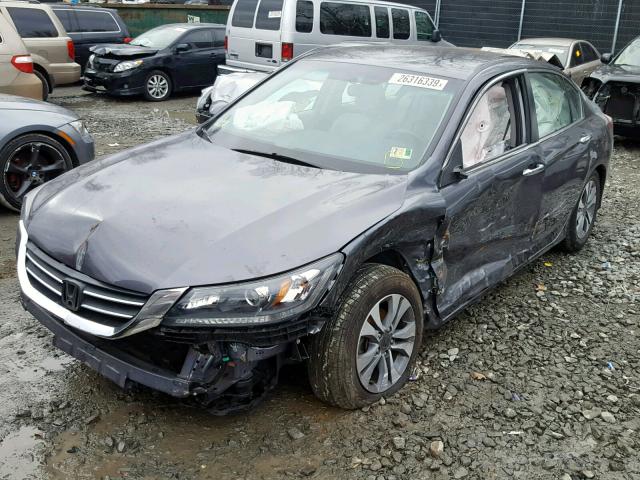 1HGCR2F38FA007041 - 2015 HONDA ACCORD LX CHARCOAL photo 2