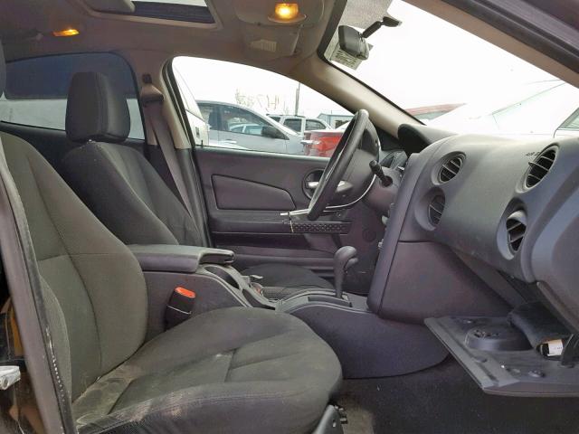 2G2WP552571192208 - 2007 PONTIAC GRAND PRIX BLACK photo 5