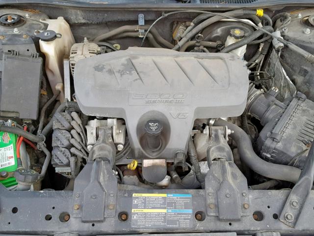 2G2WP552571192208 - 2007 PONTIAC GRAND PRIX BLACK photo 7