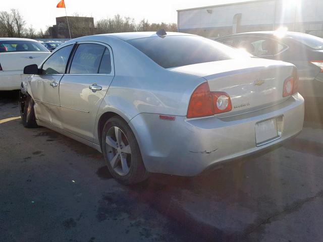 1G1ZC5EU3CF396961 - 2012 CHEVROLET MALIBU 1LT ვერცხლისფერი ფოტო 3