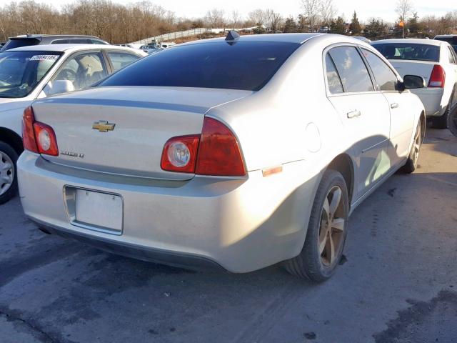 1G1ZC5EU3CF396961 - 2012 CHEVROLET MALIBU 1LT ვერცხლისფერი ფოტო 4