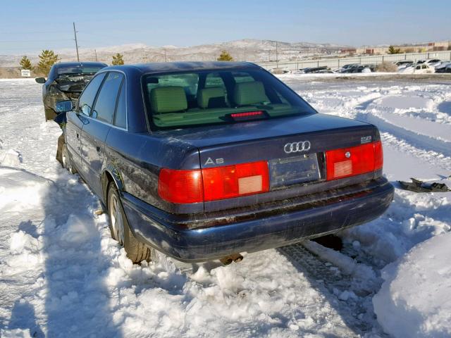 WAUGA84A3SN079082 - 1995 AUDI A6 2.8 QUA BLUE photo 3