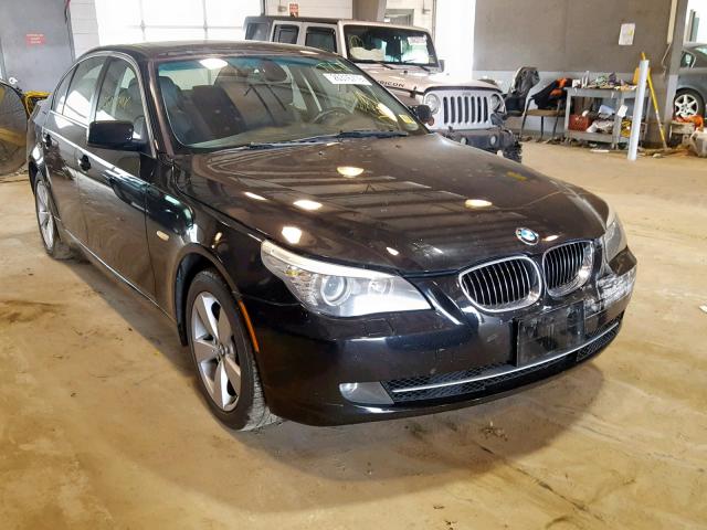 WBANV13588CZ51882 - 2008 BMW 528 XI BLACK photo 1