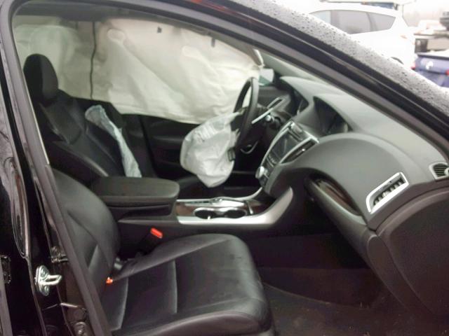 19UUB3F52FA002658 - 2015 ACURA TLX TECH შავი ფოტო 5