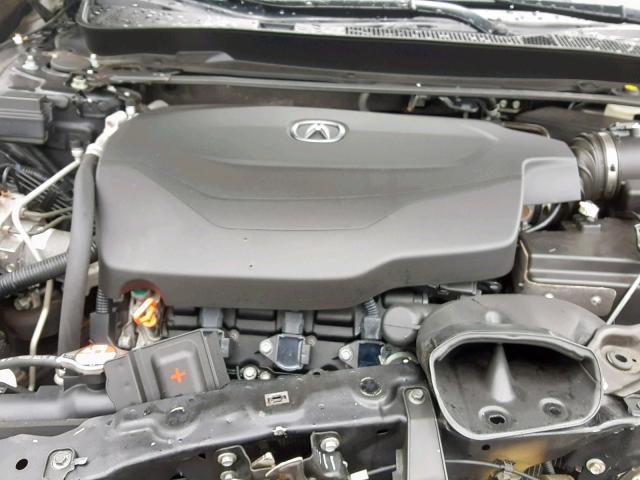 19UUB3F52FA002658 - 2015 ACURA TLX TECH შავი ფოტო 7