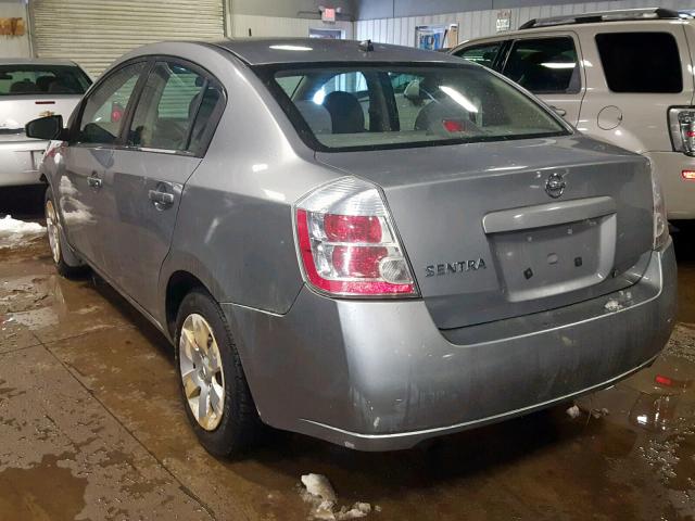 3N1AB61E78L666074 - 2008 NISSAN SENTRA 2.0 GRAY photo 3