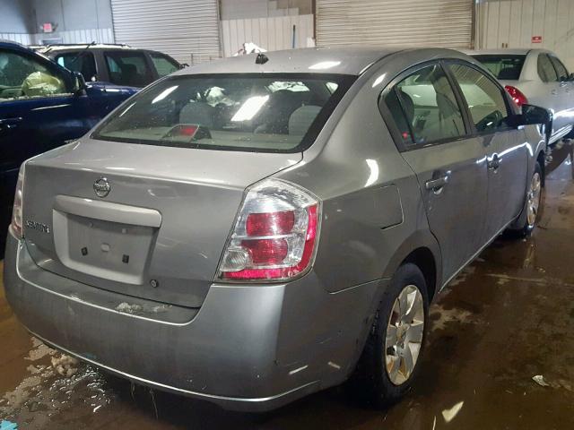 3N1AB61E78L666074 - 2008 NISSAN SENTRA 2.0 GRAY photo 4