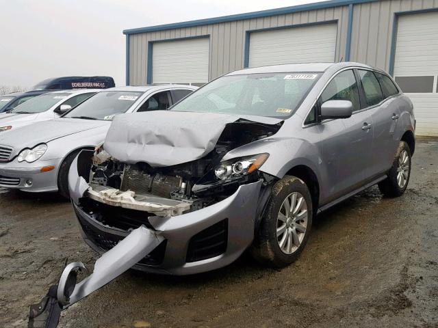 JM3ER2W59A0350245 - 2010 MAZDA CX-7 SILVER photo 2