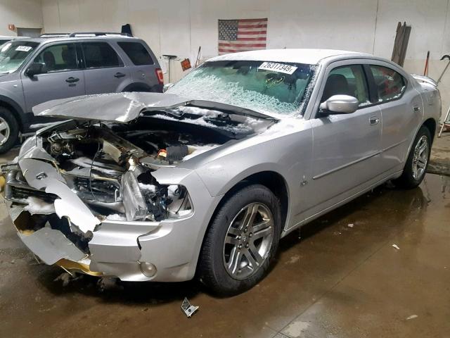 2B3CA3CV6AH112965 - 2010 DODGE CHARGER SX SILVER photo 2