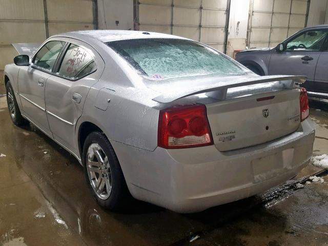 2B3CA3CV6AH112965 - 2010 DODGE CHARGER SX SILVER photo 3