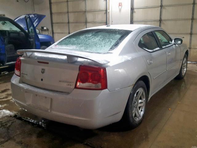 2B3CA3CV6AH112965 - 2010 DODGE CHARGER SX SILVER photo 4