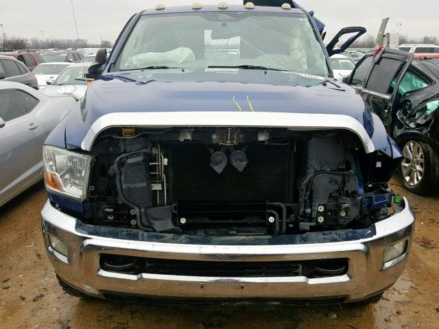 3D7LT2ETXAG121673 - 2010 DODGE RAM 2500 BLUE photo 7