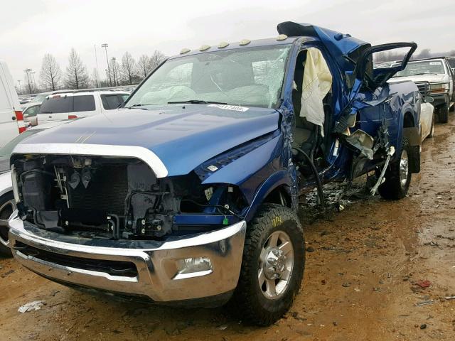 3D7LT2ETXAG121673 - 2010 DODGE RAM 2500 BLUE photo 9