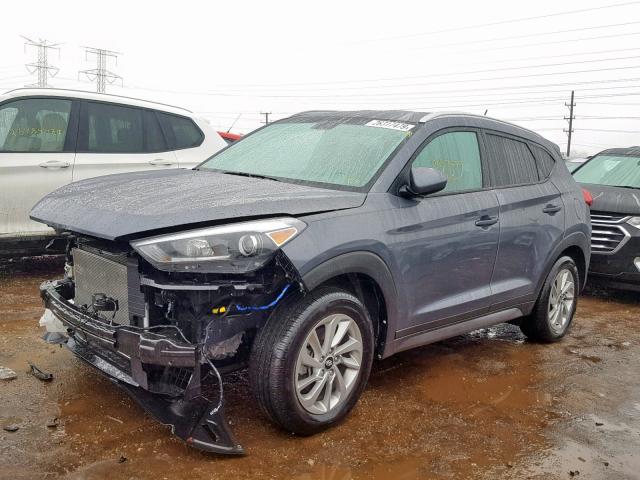 KM8J3CA46GU077498 - 2016 HYUNDAI TUCSON LIM GRAY photo 2