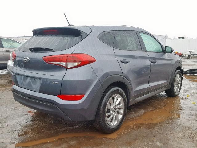 KM8J3CA46GU077498 - 2016 HYUNDAI TUCSON LIM GRAY photo 4