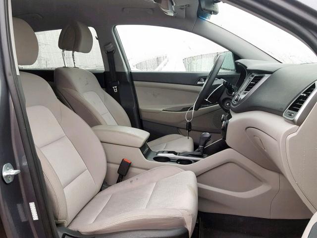 KM8J3CA46GU077498 - 2016 HYUNDAI TUCSON LIM GRAY photo 5