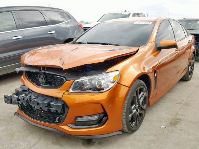 6G3F15RW1HL305421 - 2017 CHEVROLET SS ORANGE photo 2