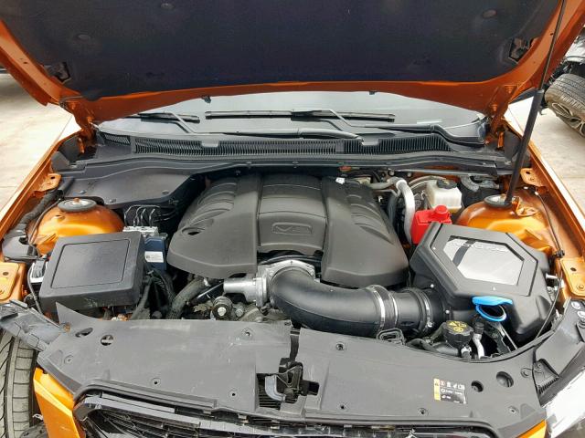 6G3F15RW1HL305421 - 2017 CHEVROLET SS ORANGE photo 7