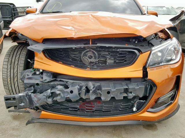 6G3F15RW1HL305421 - 2017 CHEVROLET SS ORANGE photo 9